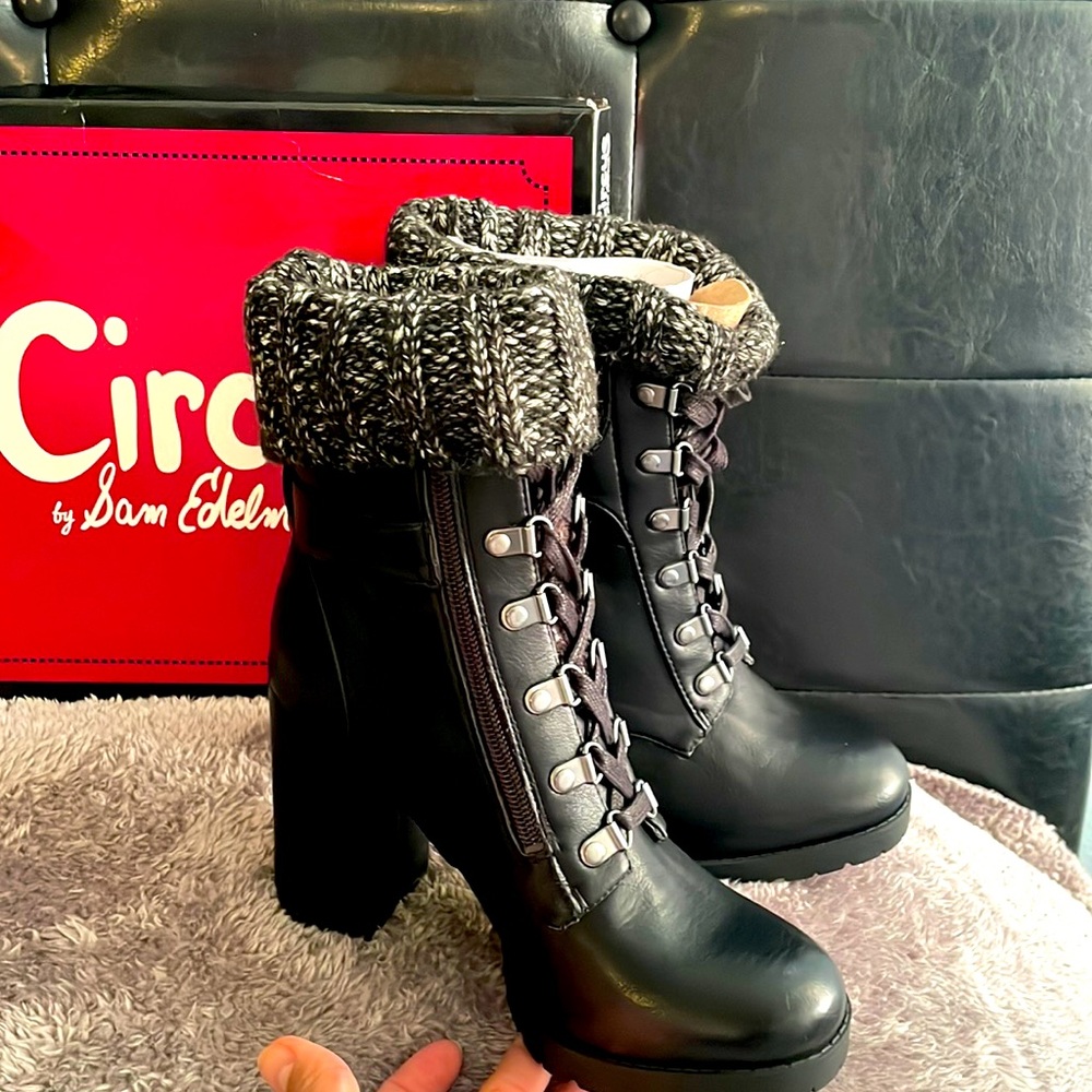 Circus By Sam Edelman Calgary Sweater Heeled Boots